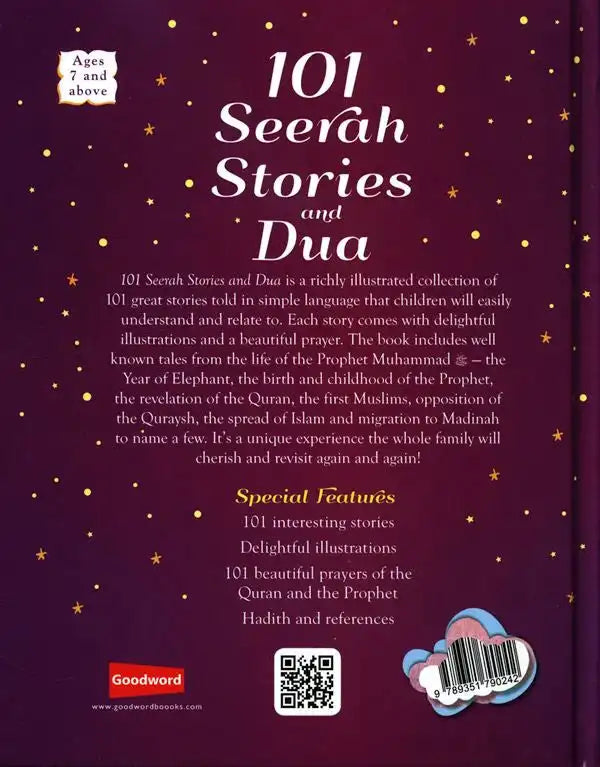 101 Seerah Stories and Dua book cover for Islamic learning