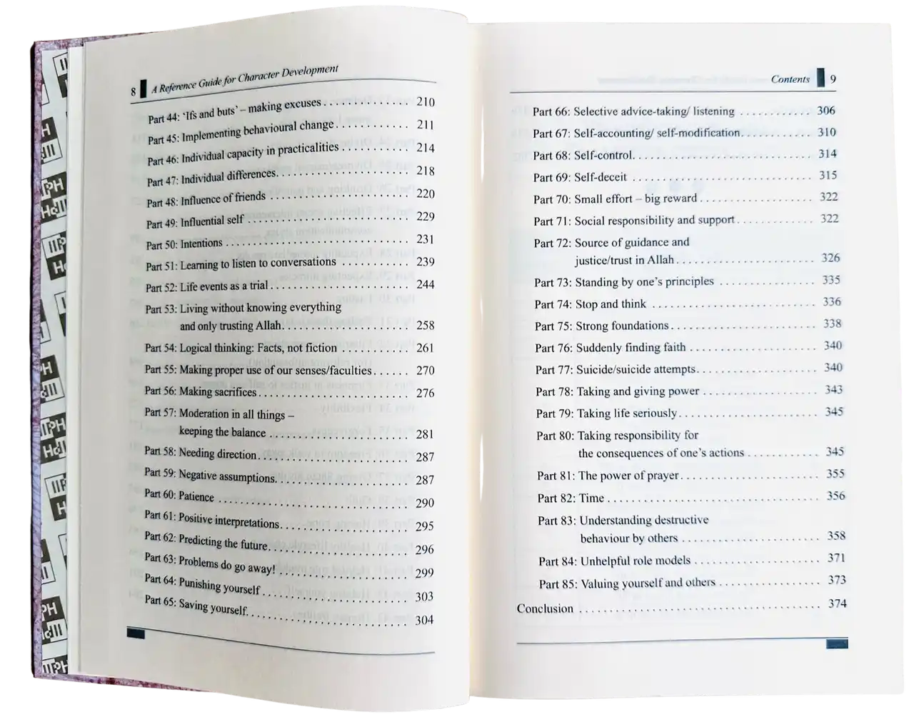 A Reference Guide for Character Development (Therapy from Quran and Sunnah-1)