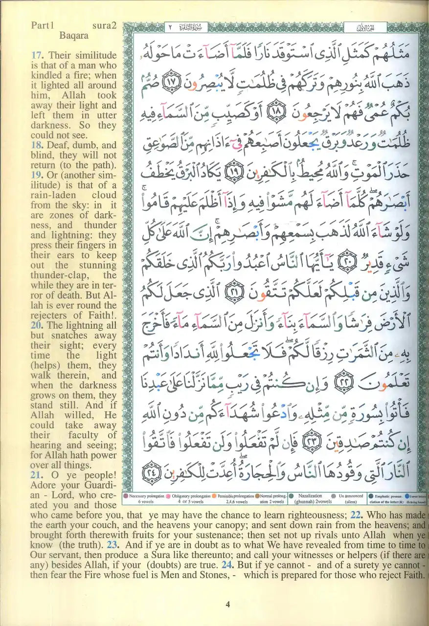 Tajweed Quran with Meanings Translation in English