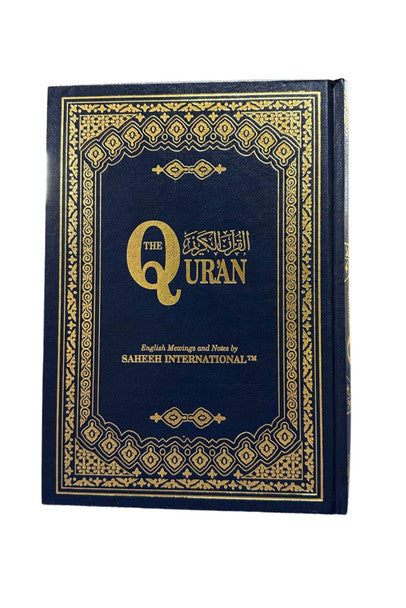 Saheeh International Quran Arabic Text English Meanings and Notes Large Hard Cover