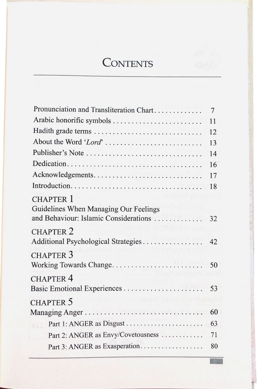 Managing Your Emotions (Therapy from Quran and Sunnah-2)