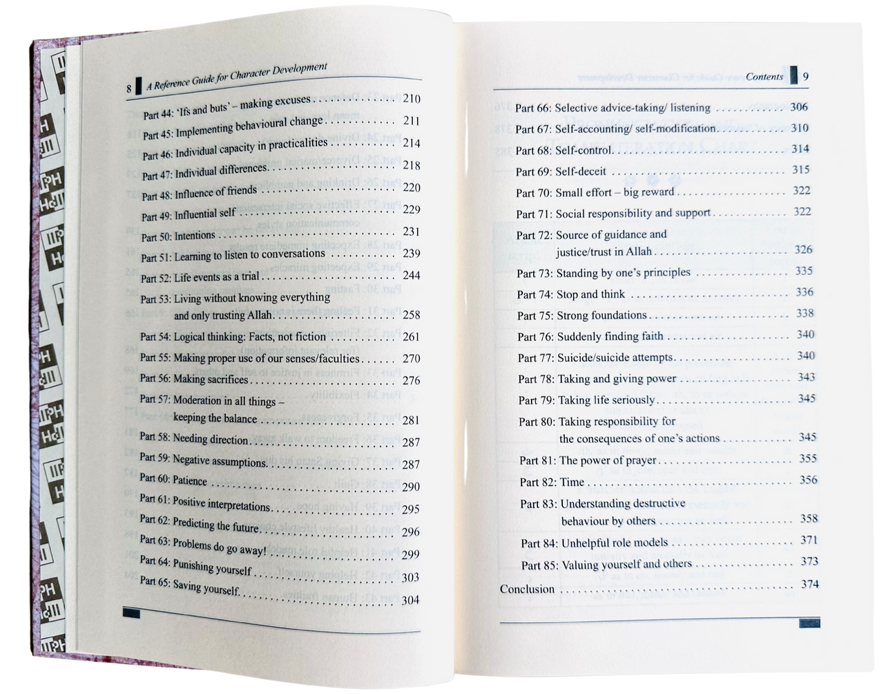 A Reference Guide for Character Development (Therapy from Quran and Sunnah-1) (25126)