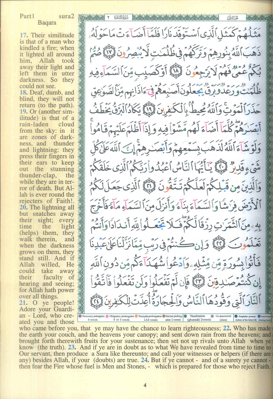 Tajweed Quran with Meanings Translation in English