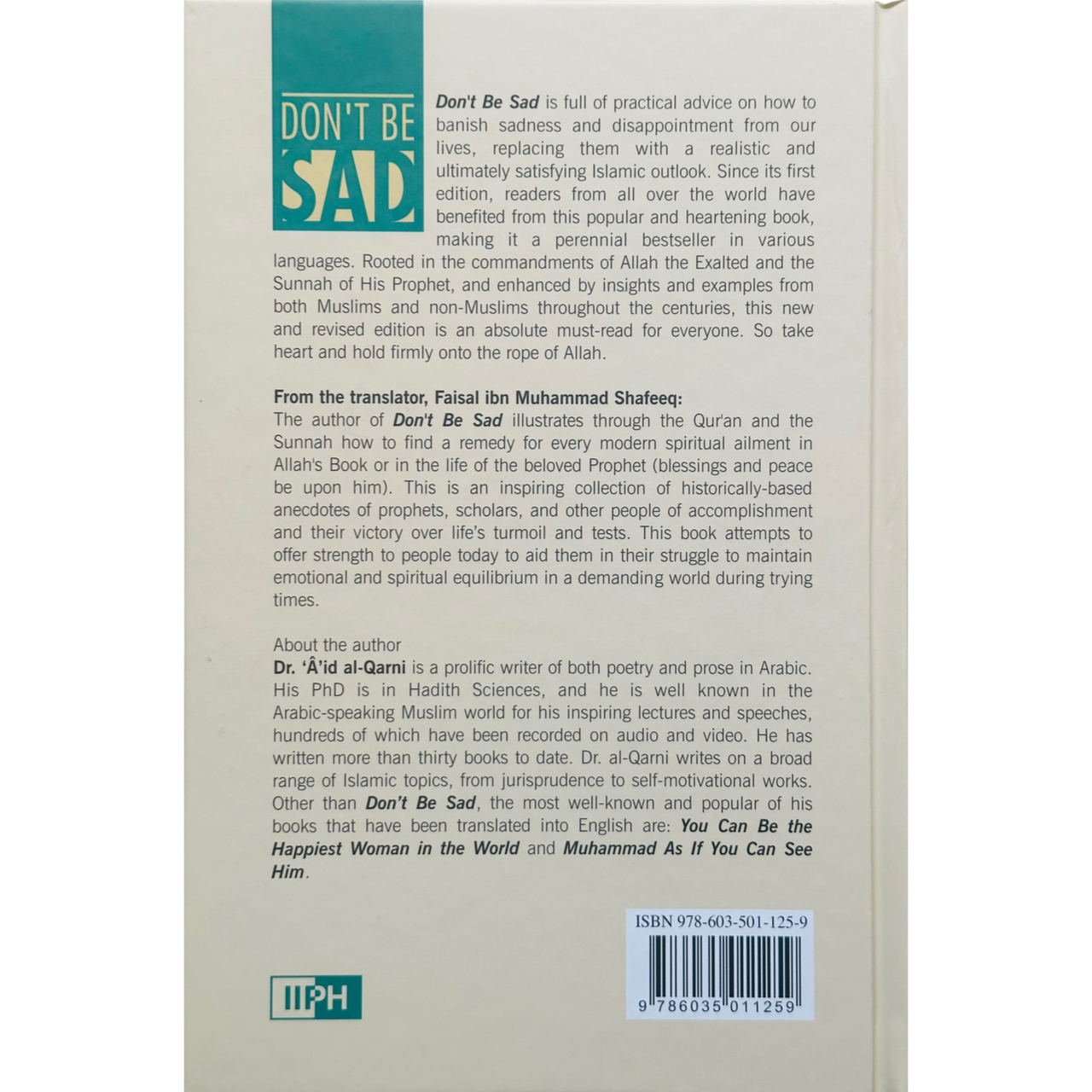 Dont Be Sad : Soft Cover